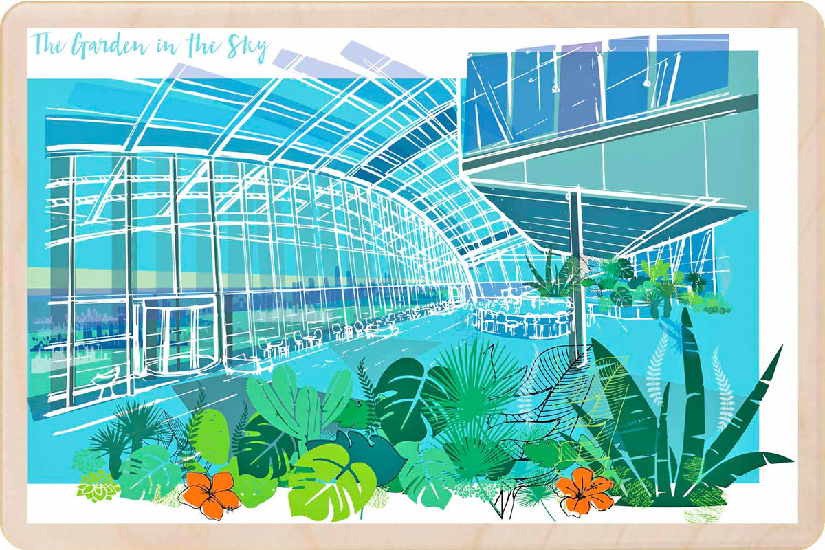 Sky Garden London The Wooden Postcard Company THE WOODEN POSTCARD sky-garden-london-the-wooden-postcard-company-the-wooden-postcard