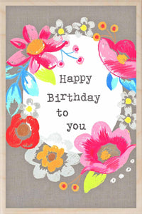 HAPPY BIRTHDAY TO YOU-wooden_greeting_card_Sarah_Kelleher_Design=THE WOODEN POSTCARD COMPANY
