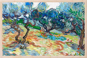 OLIVE TREES-[national_galleries]-[Scotland]-[wooden_postcard]THE WOODEN POSTCARD COMPANY