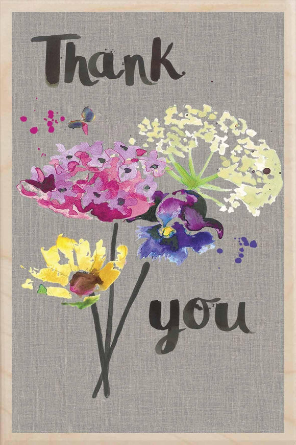THANK YOU-wooden_greeting_card_Sarah_Kelleher_Design=THE WOODEN POSTCARD COMPANY