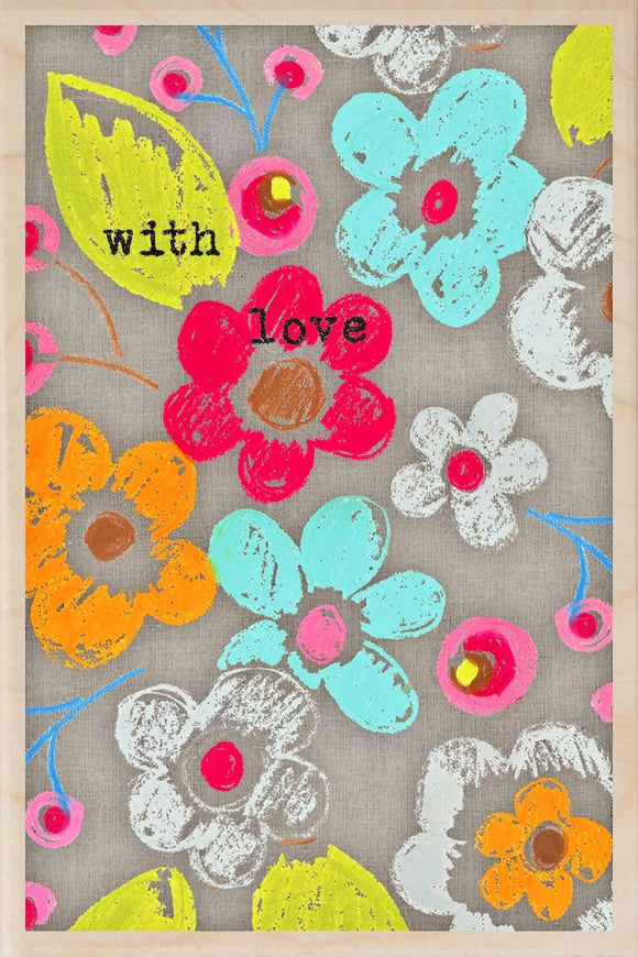 WITH LOVE-wooden_greeting_card_Sarah_Kelleher_Design=THE WOODEN POSTCARD COMPANY